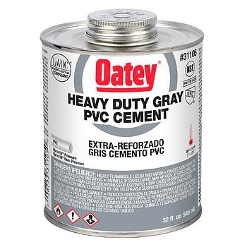 [2A07009] ADHESIVO OATEY 473 GRIS HEAVY DUTY PVC GRAY