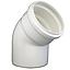 Codo Pvc Sanitario 75x45 Cg (Blanco - Era)