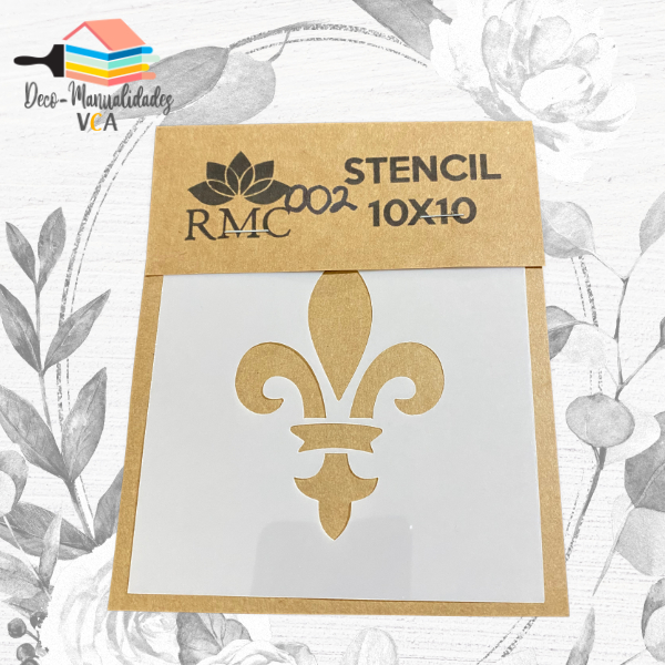 Stencil Perillas Bronce (10x10 Cm) - Rmc