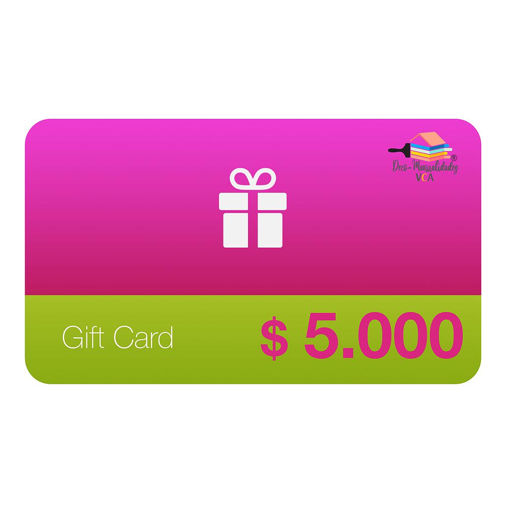 GIFTCARD $5.000