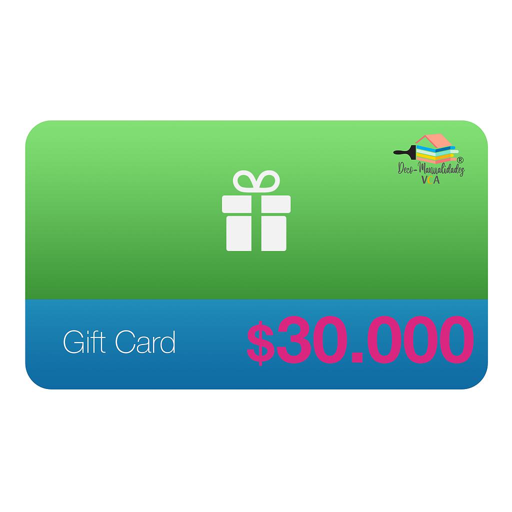 GIFTCARD $30.000