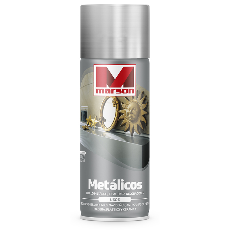 Pintura Metalica Spray - Plata 485 Ml